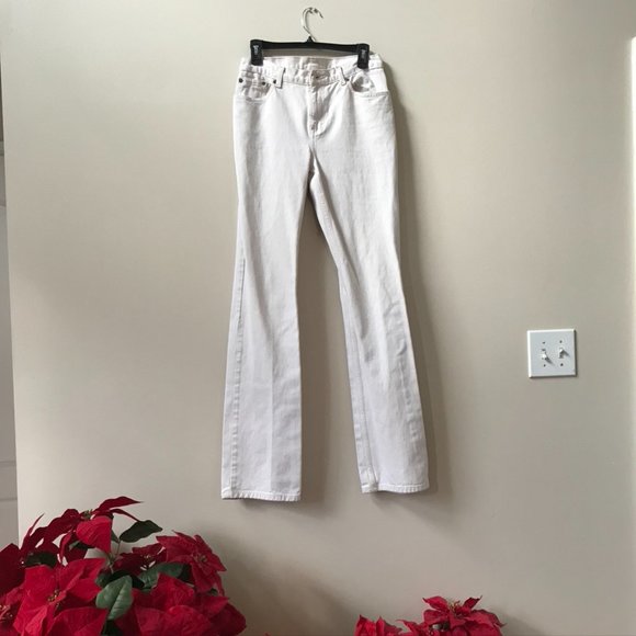Vintage Denim - VINTAGE Jeaneology White Straight Leg Denim